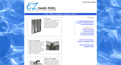 Desktop Screenshot of ezpanelpools.com